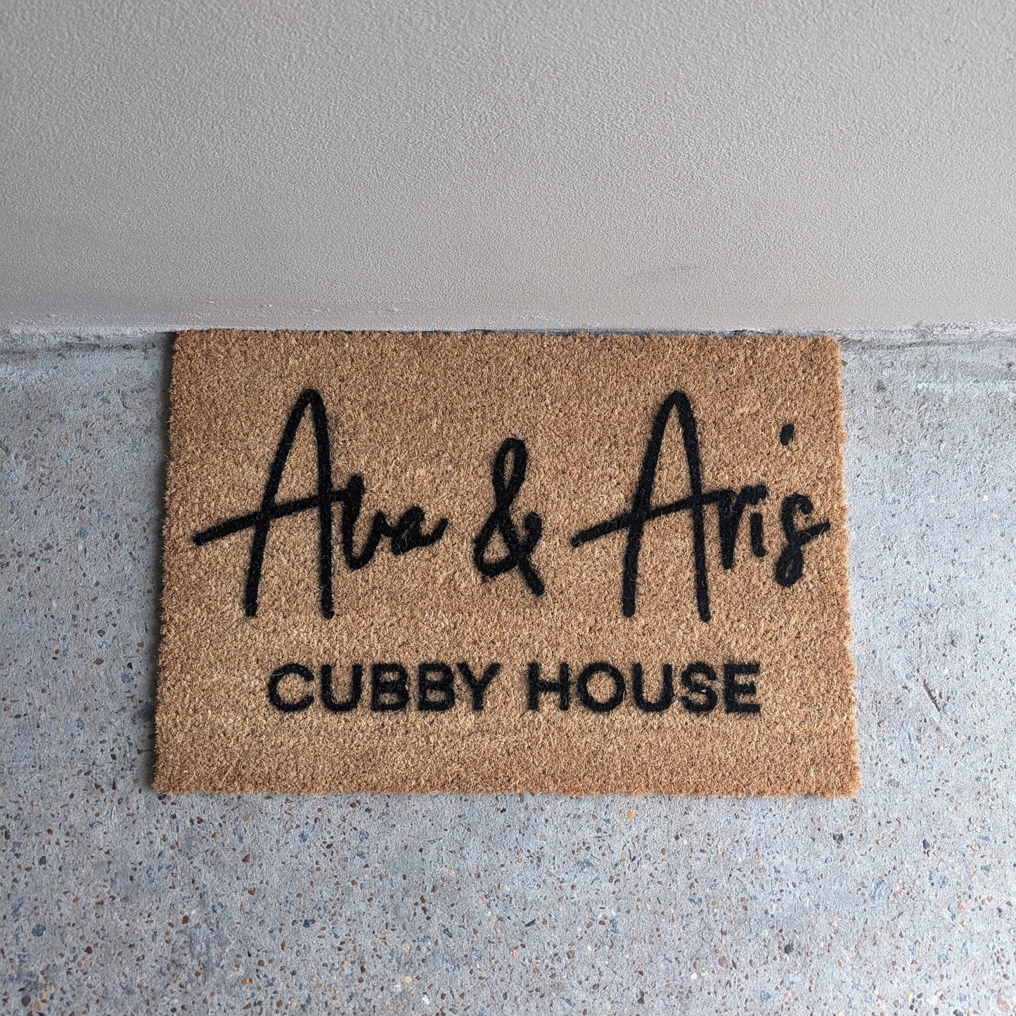 Cubby House Personalised Doormat