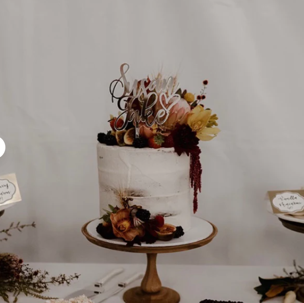 Personalised Couple Names Cake Topper
