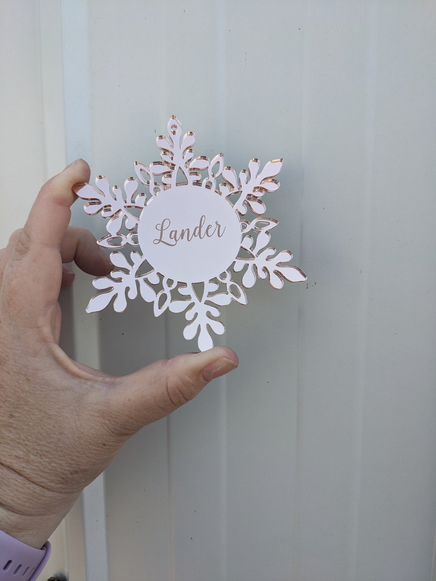 Snowflake Christmas Ornament
