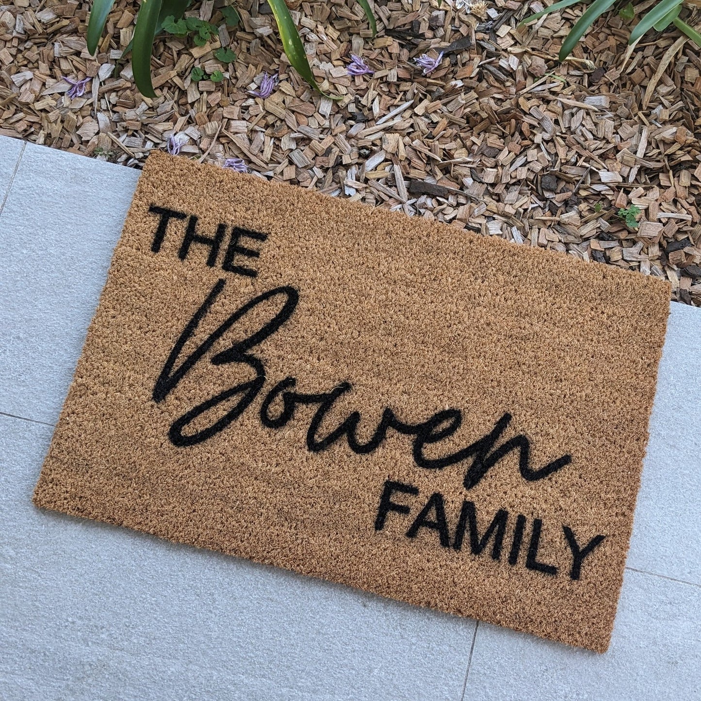 Personalised Family Welcome Mat