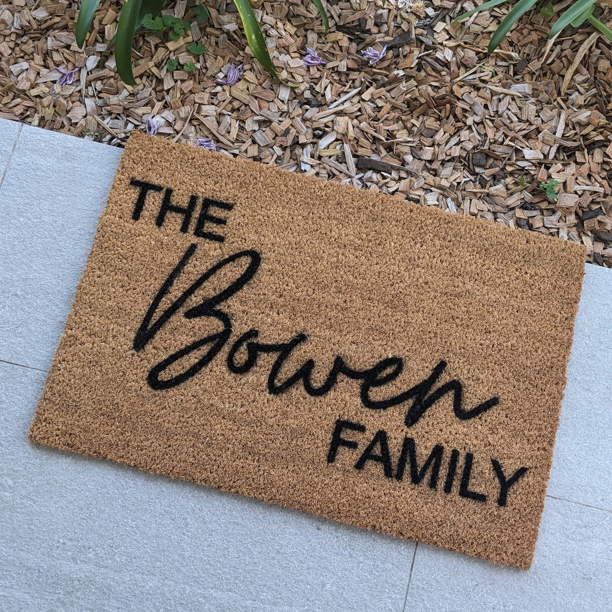 Personalised Family Welcome Mat