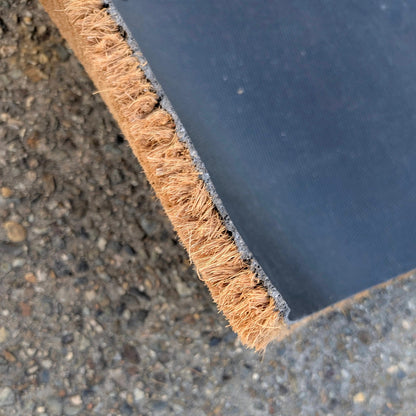 Palm Tree Personalised Doormat | Custom Coastal Coir Mat