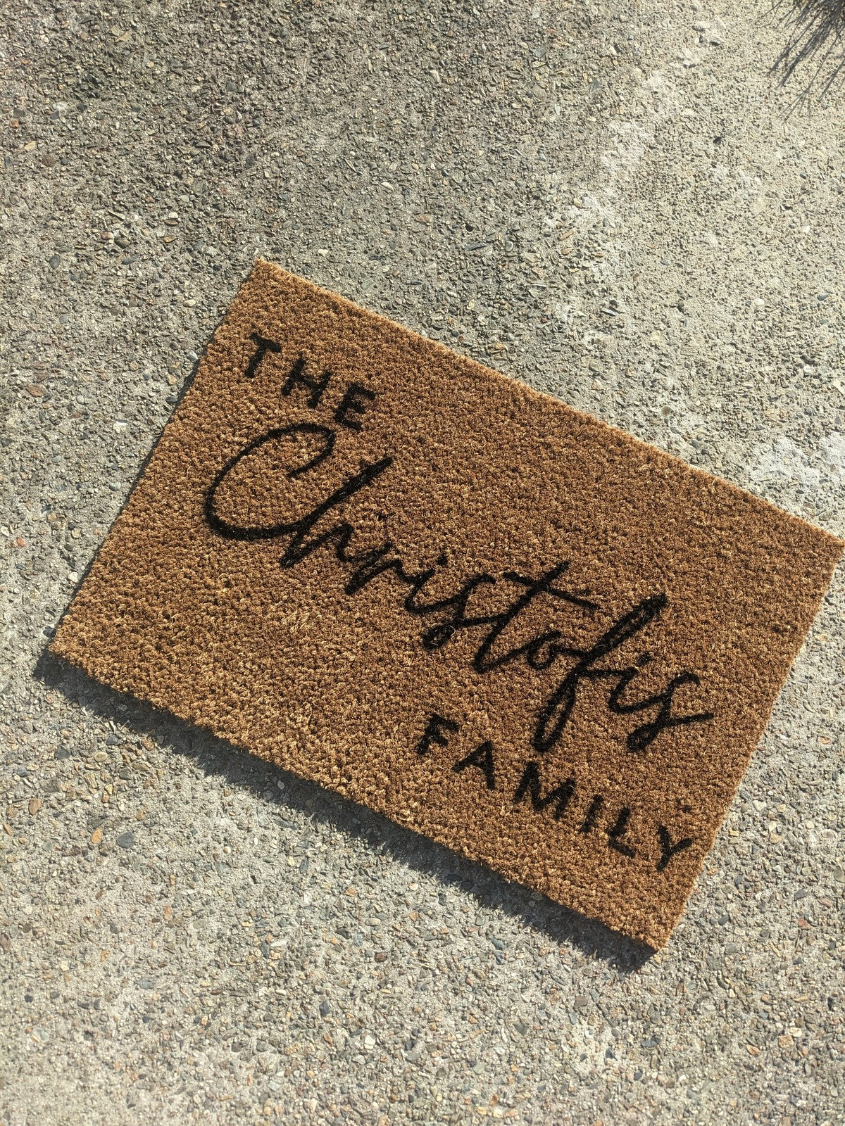 Personalised Family Welcome Mat