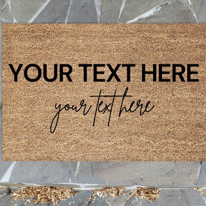 Personalised Doormat - Create your own message