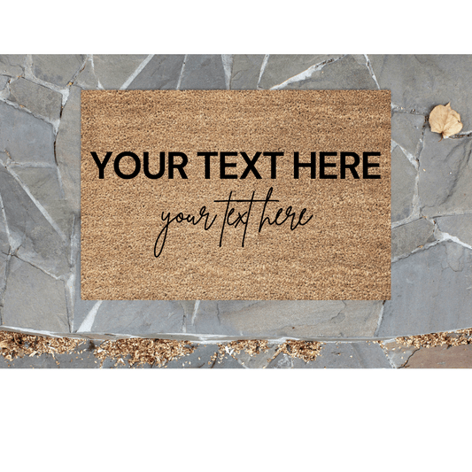 Personalised Doormat - Create your own message