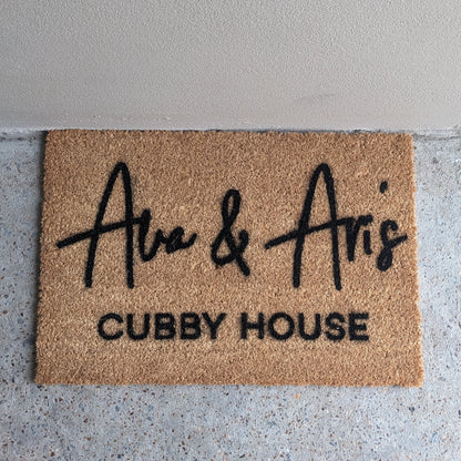 Doormat Cubby House or play kitchen for kids
