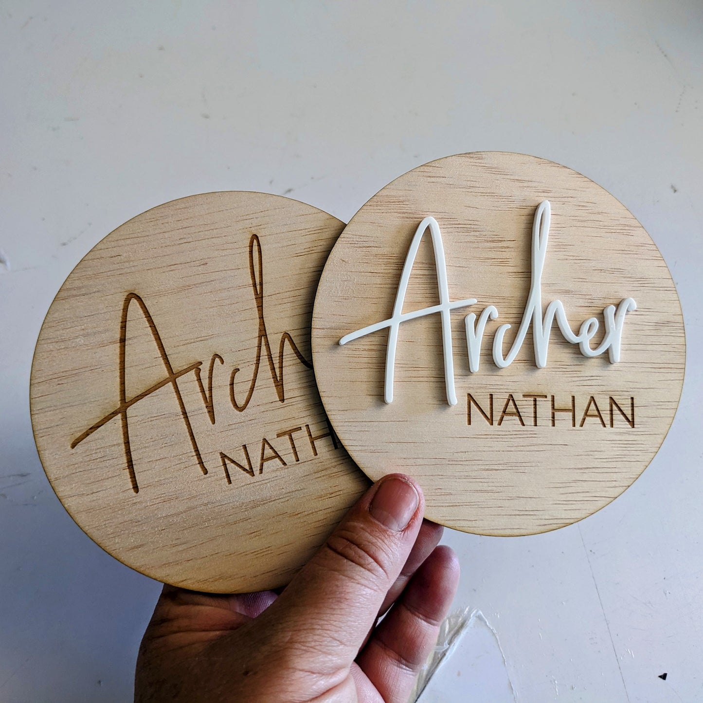 Baby Name plaque birth prop