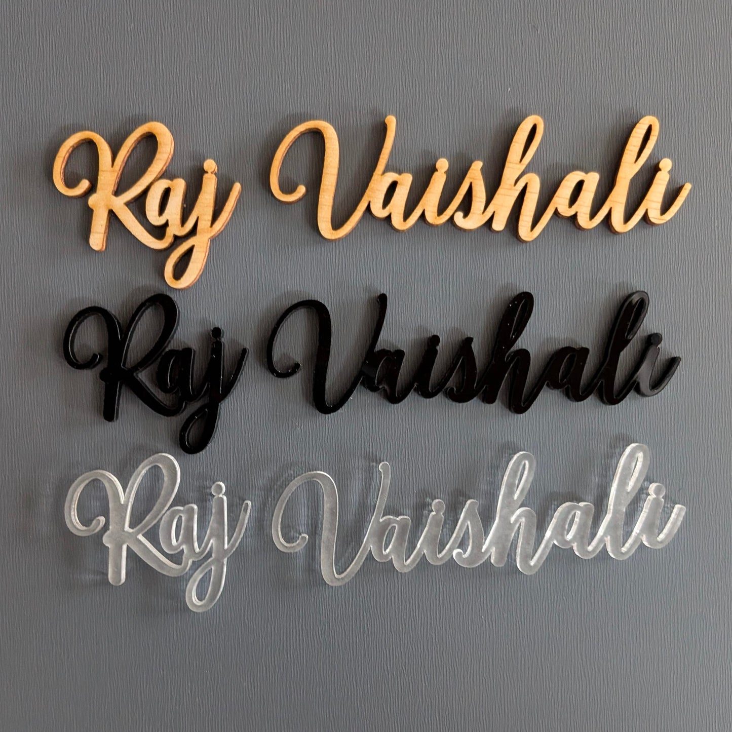 Personalised Wedding Name Place Cards
