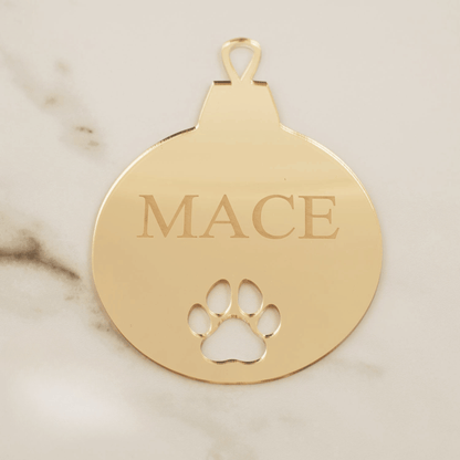Personalised Christmas Pet Bauble