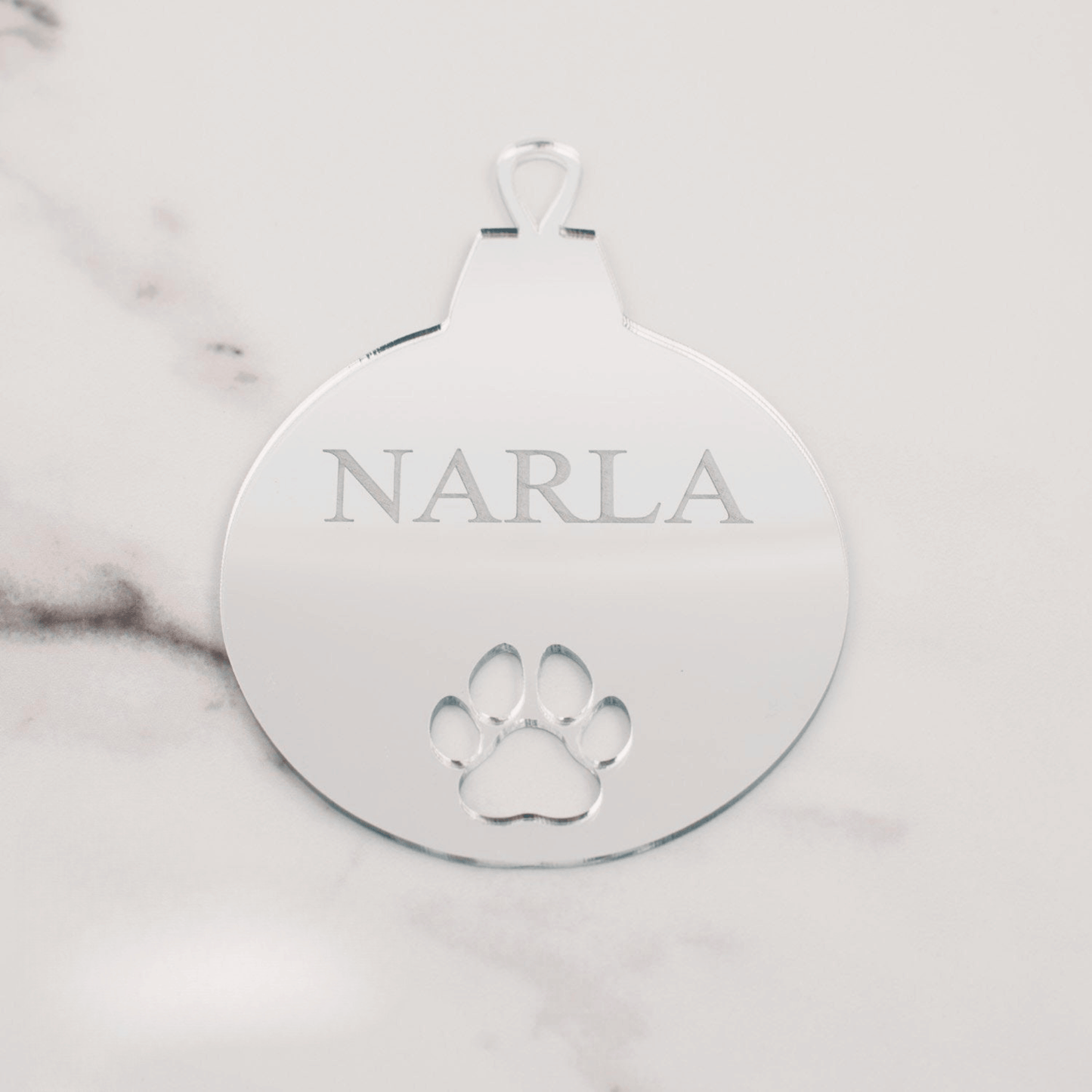 Personalised Christmas Pet Bauble