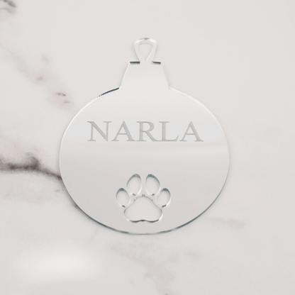 Personalised Christmas Pet Bauble