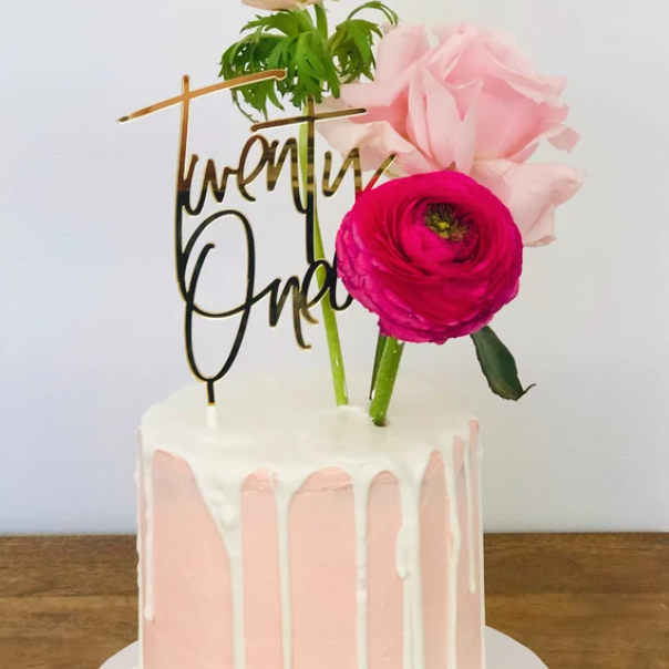 Twenty One 21 birthday Cake Topper