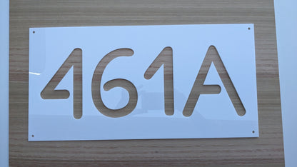House Number Address Sign | Personalised House street sign - PersonalisedSigns