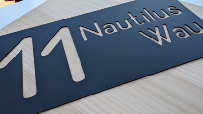 House Number Address Sign | Personalised House street sign - PersonalisedSigns