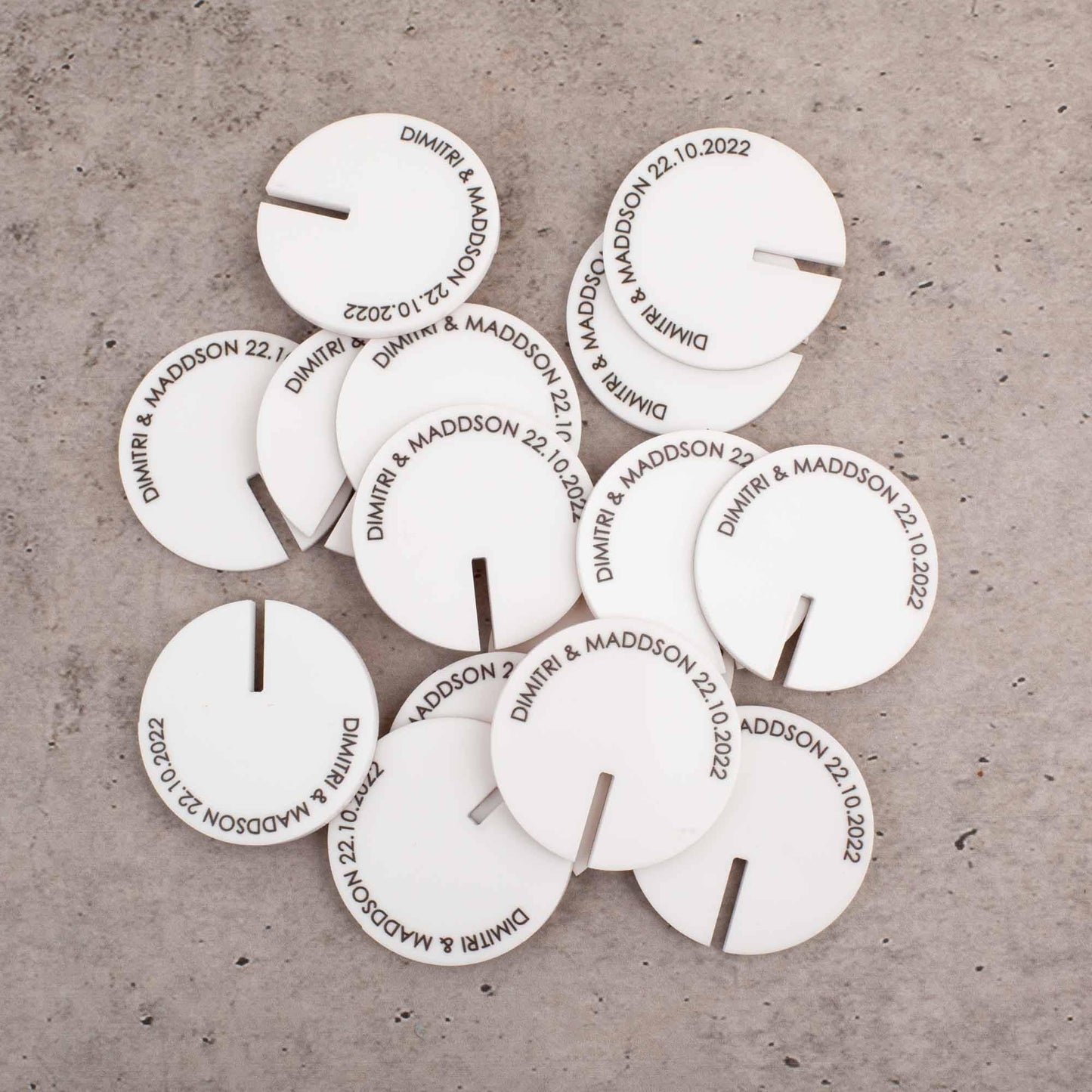 Personalised Stemless Drink Tags - Single Message Style 1 - Letterfy 