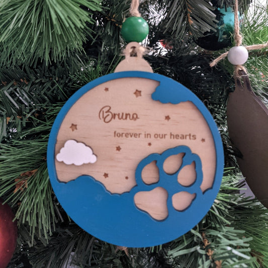 Pet Memorial ornament - PersonalisedSigns
