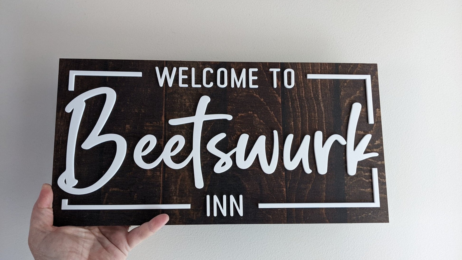 custom man cave sign. Beetswurk INN